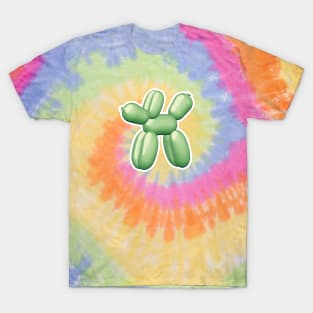 Balloon Dog Green T-Shirt